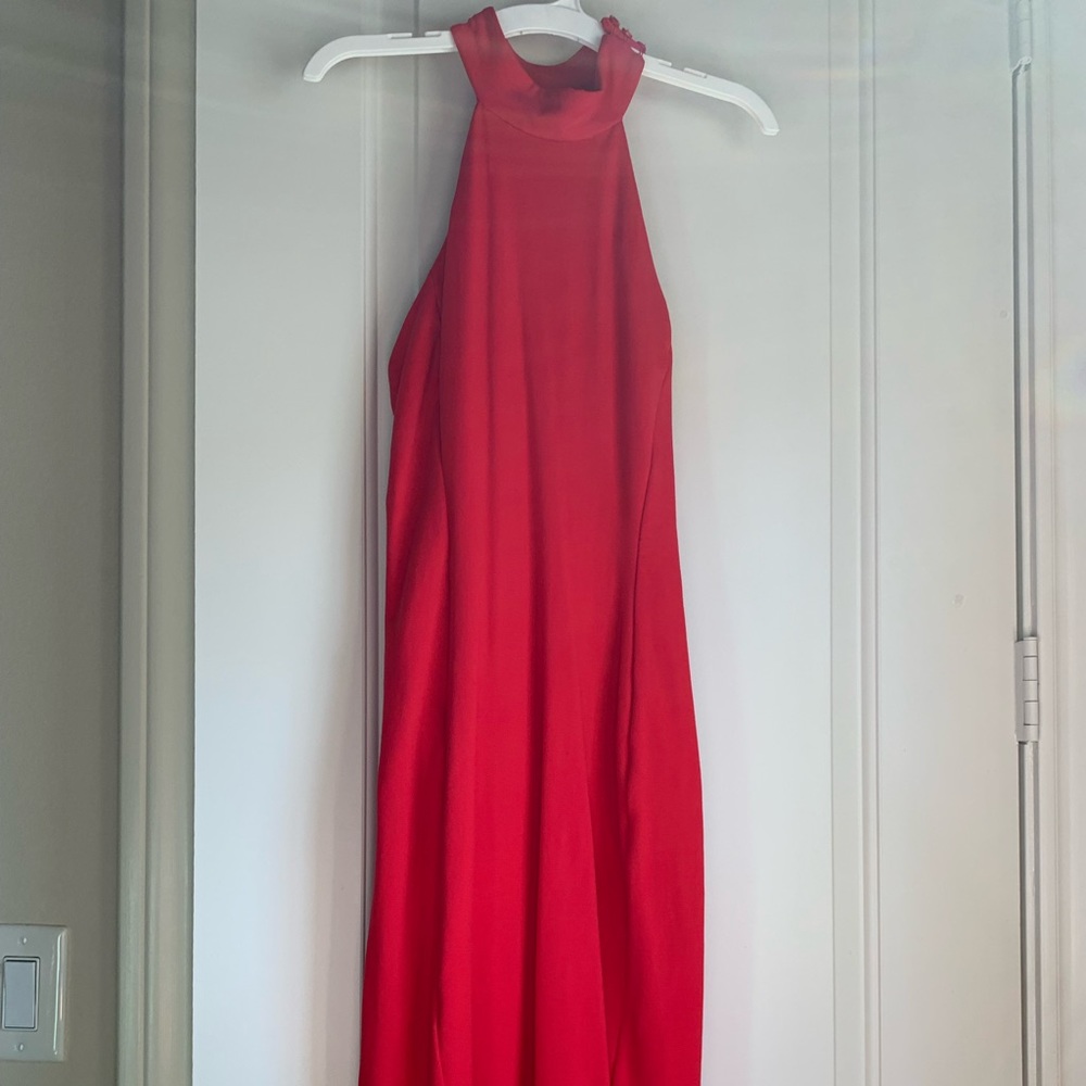 Bebe body-con dress in red